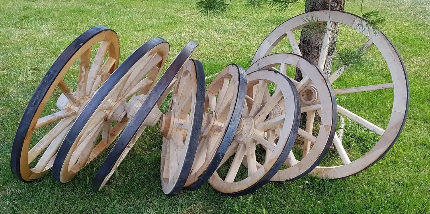 ¿Cómo se coloca una llanta de hierro en una rueda de carro?